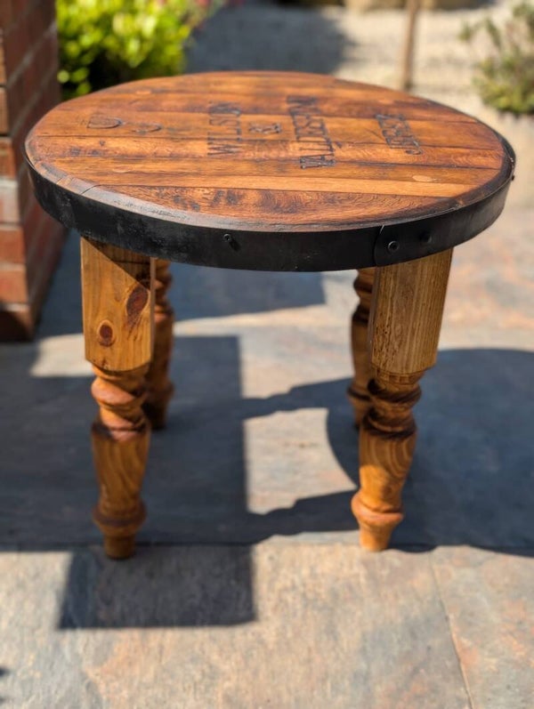 Oak Sherry Barrel Lid and Hoop Table (Wilson & Valdespino, Jerez)