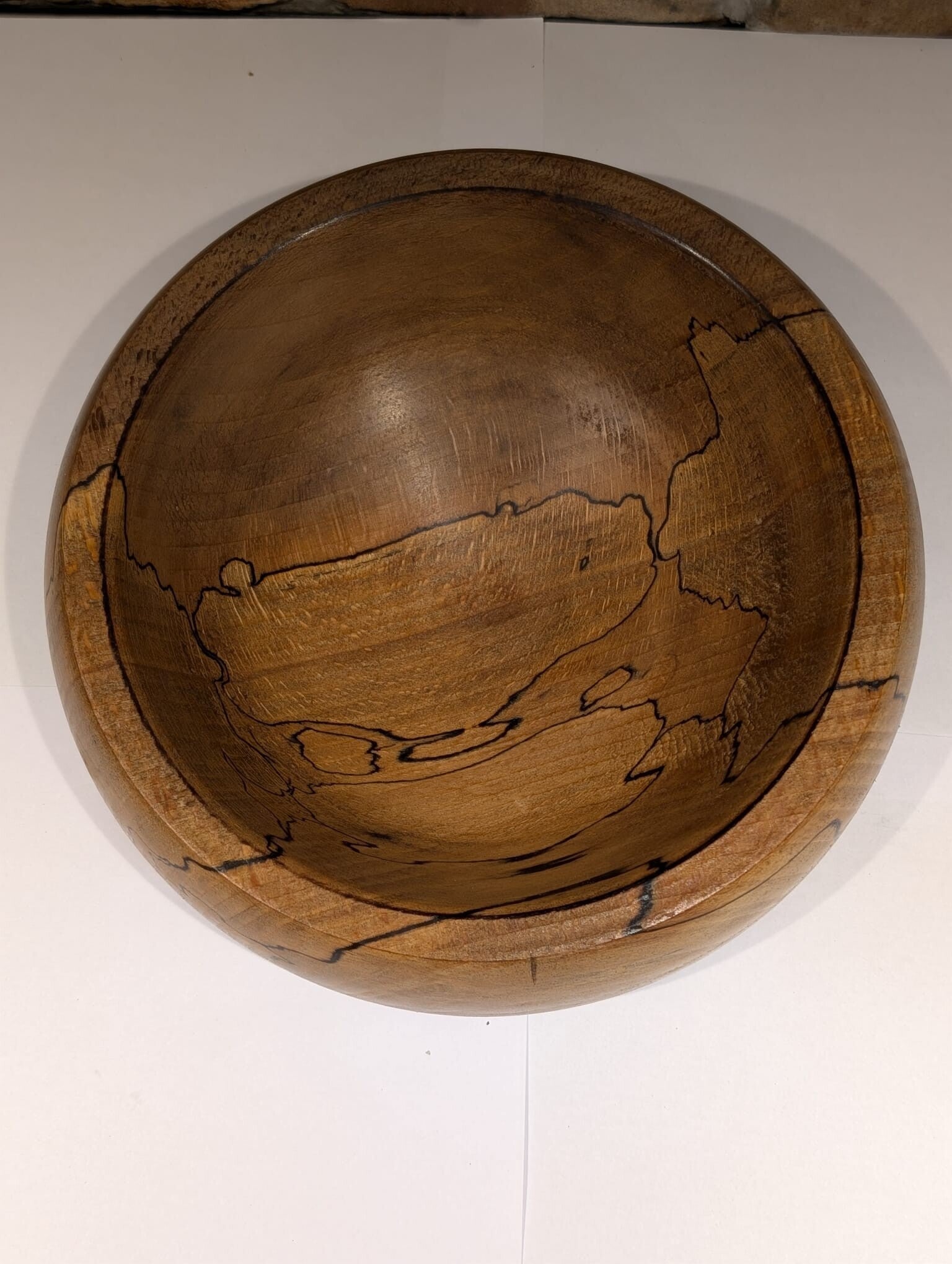Spalted Beech Wooden Bowl