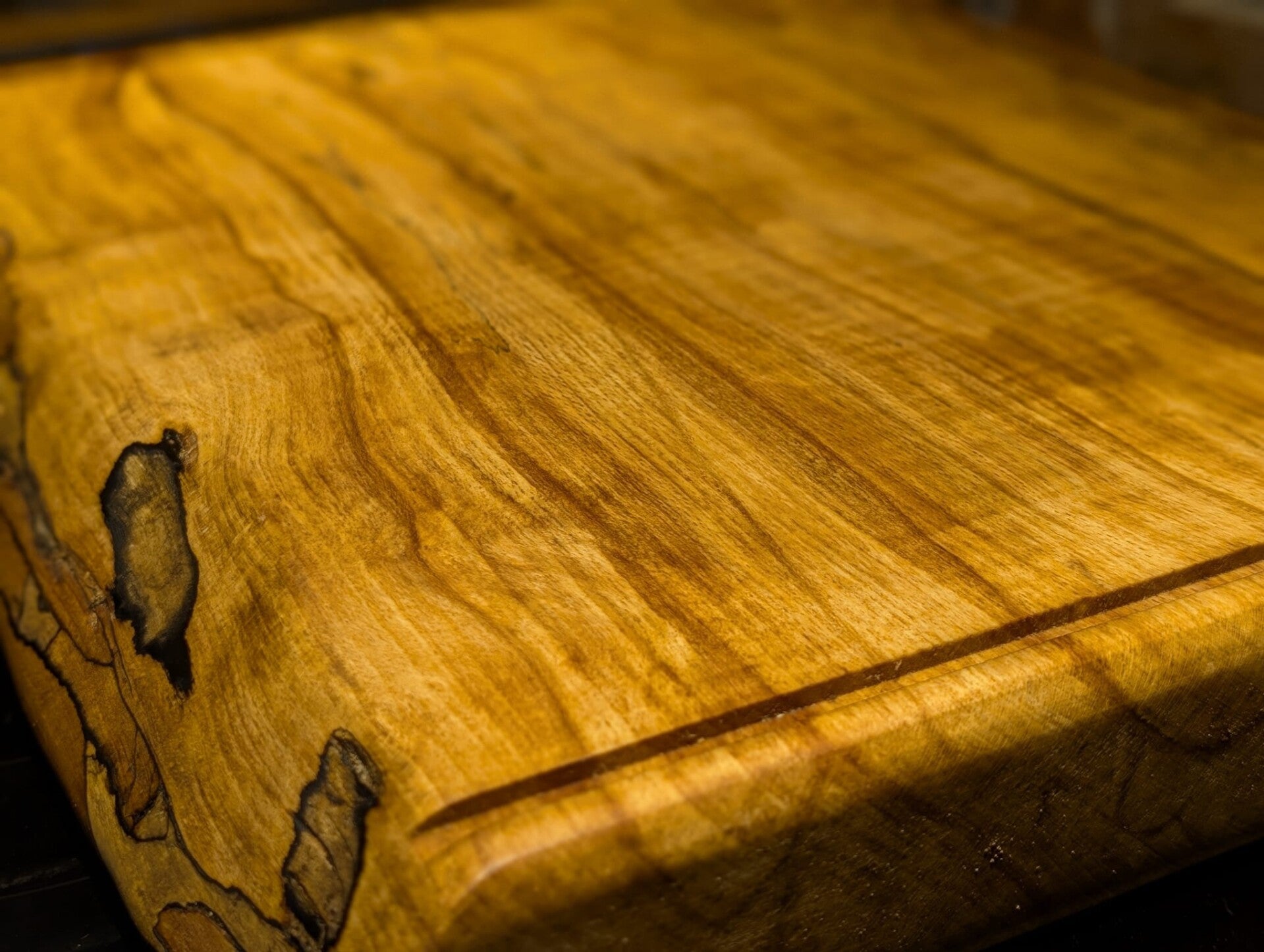Large Spalted Beech Chopping Board