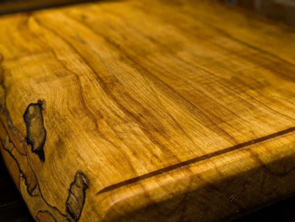 Large Spalted Beech Chopping Board