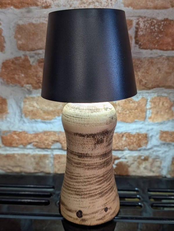 Rechargeable Oak Lamp