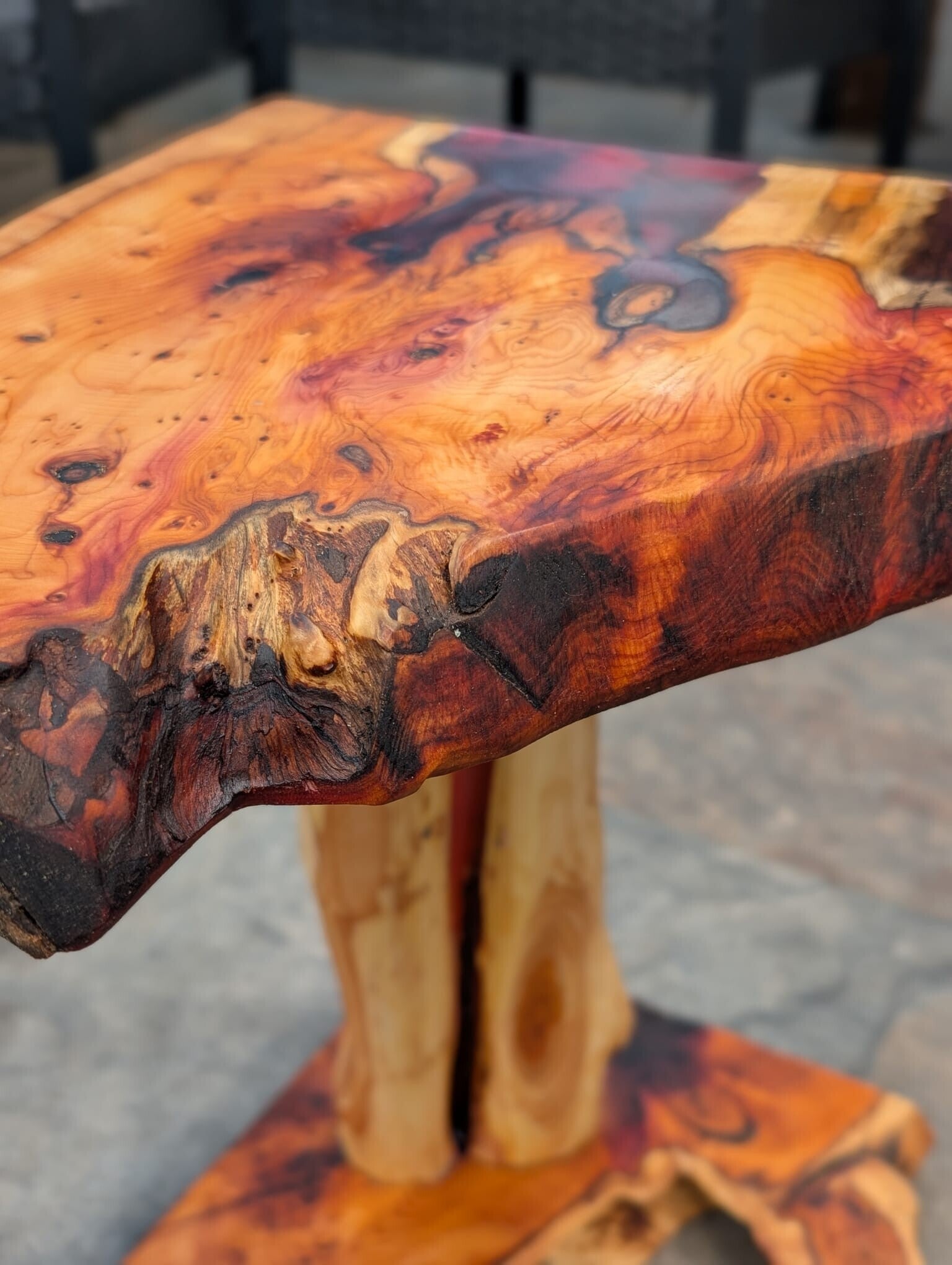Yew & Resin Table