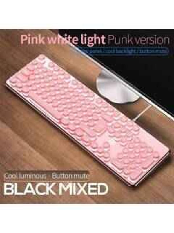 Yindiao Backlit Wired Keyboard For Office, Gaming, Desktop Computers And Laptops