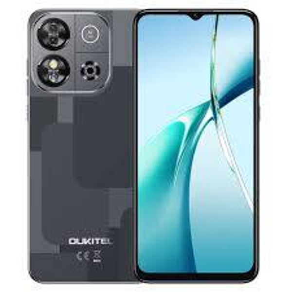 OUKITEL C51 Sim-Free & Unlocked Mobile Phones, Android 13 18GB RAM+128GB ROM, 4G Mobile Phones Sim Free Unlocked, Dual Sim Smartphone 13MP+5MP Camera, 17.27cm HD+ Display 5150mAh, Face ID/GPS/Black