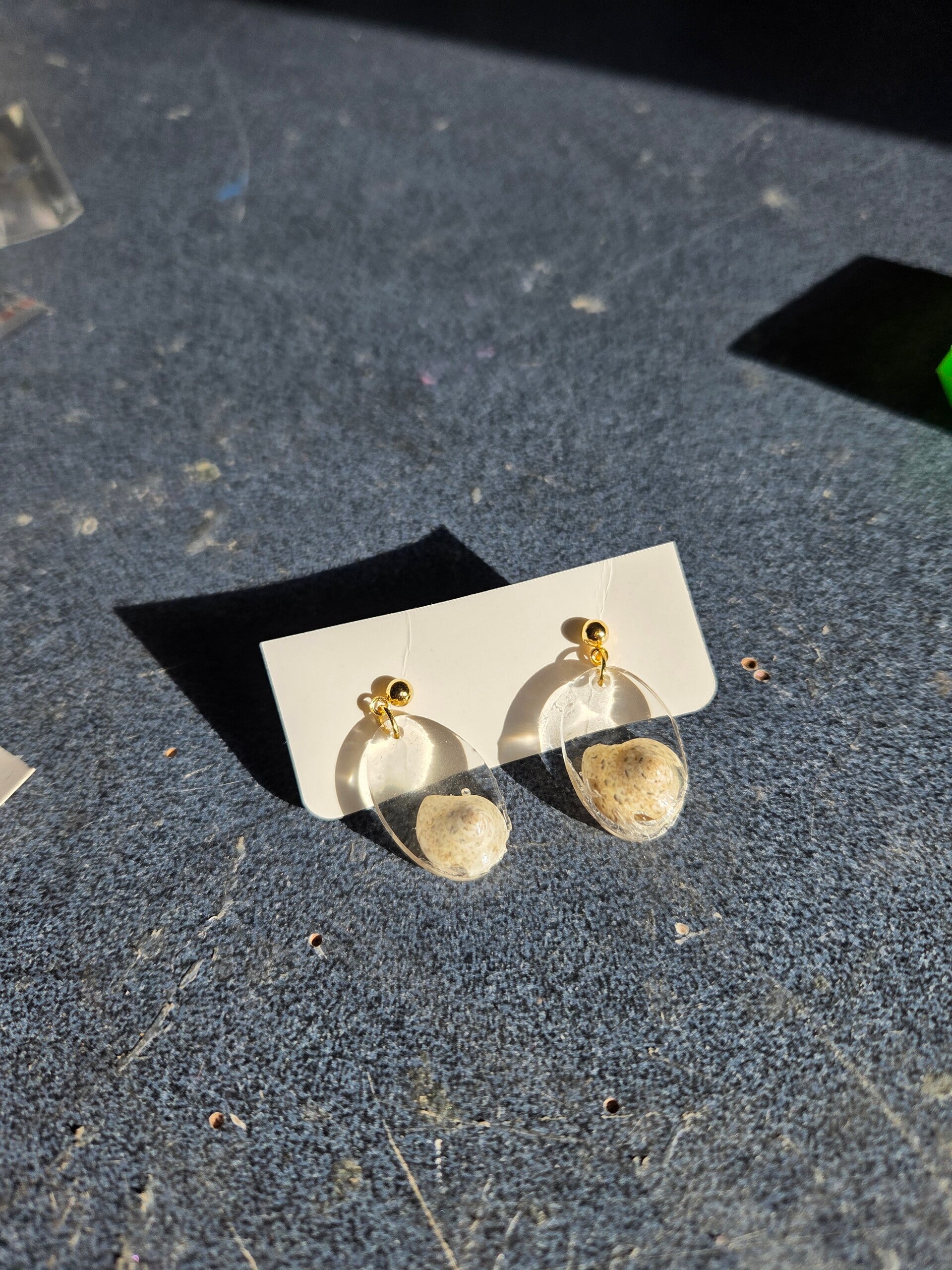 Oblong Shell Earrings