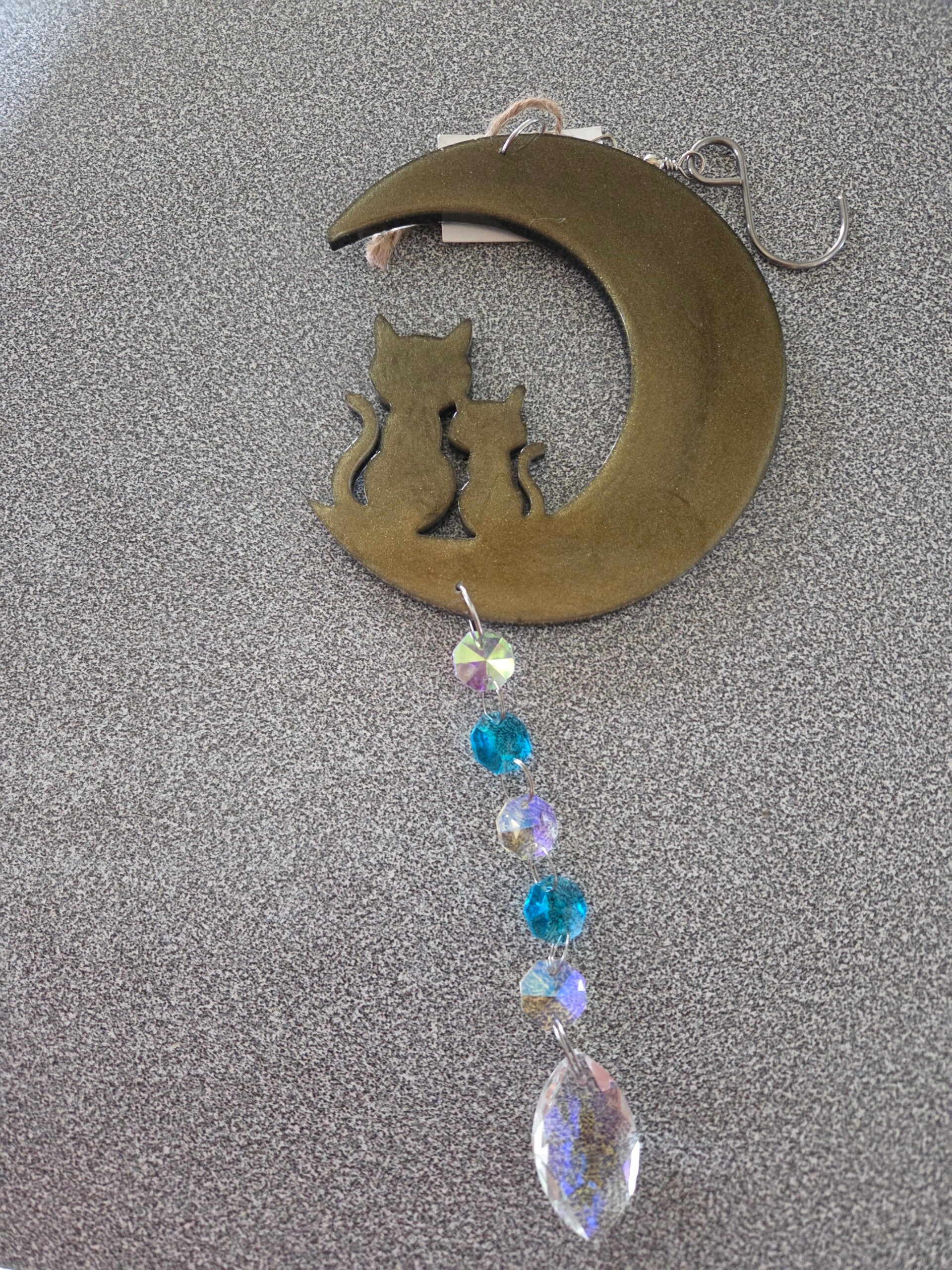 Golden Moon Suncatcher