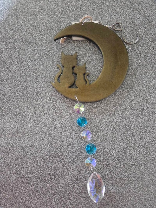 Golden Moon Suncatcher