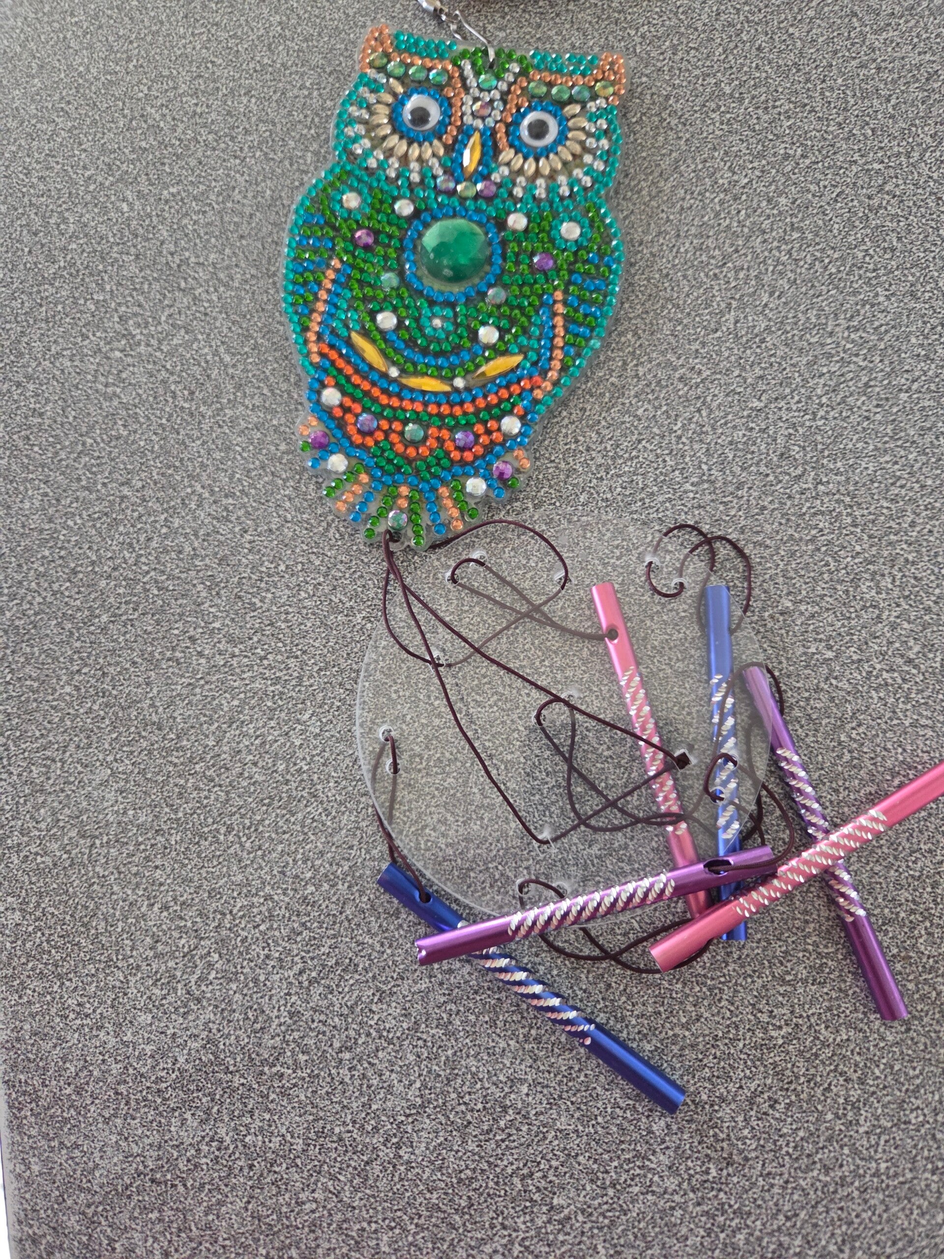 Butterfly suncatching wind chime