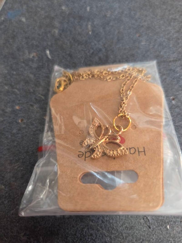 Gold butterfly Pendant