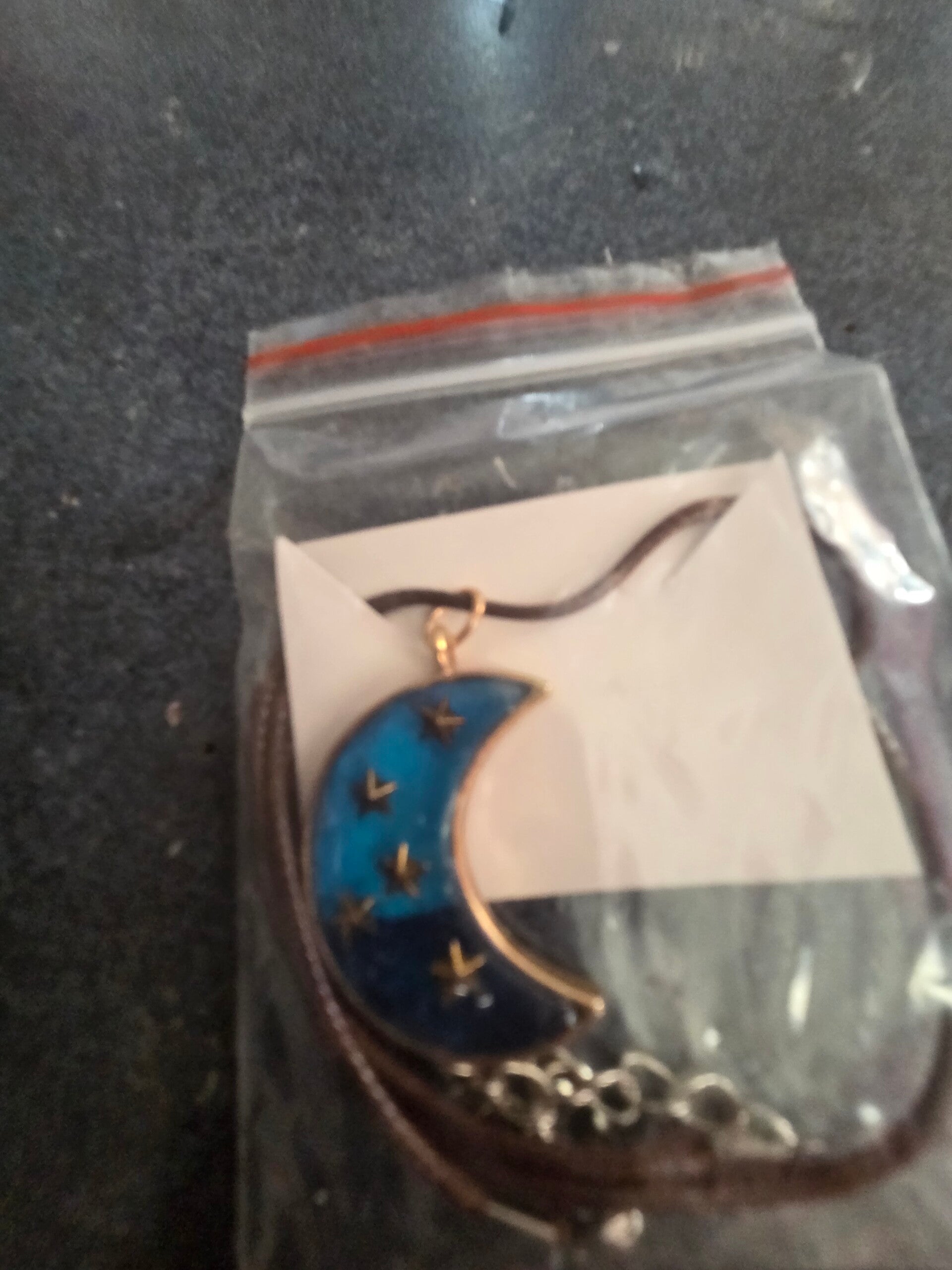 Resin Moon Pendant