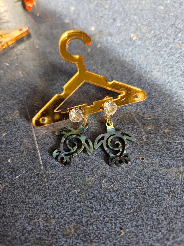 Turtle Paua earrings