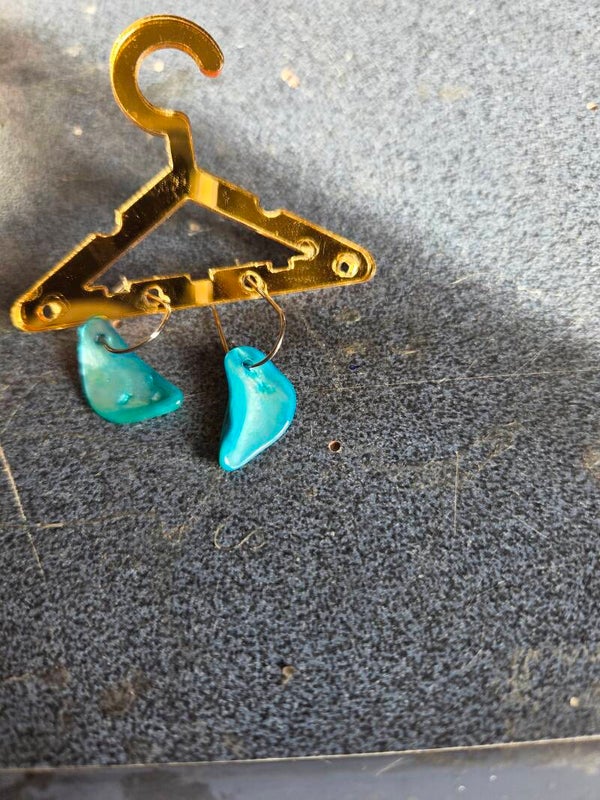 Paua Flake Earrings
