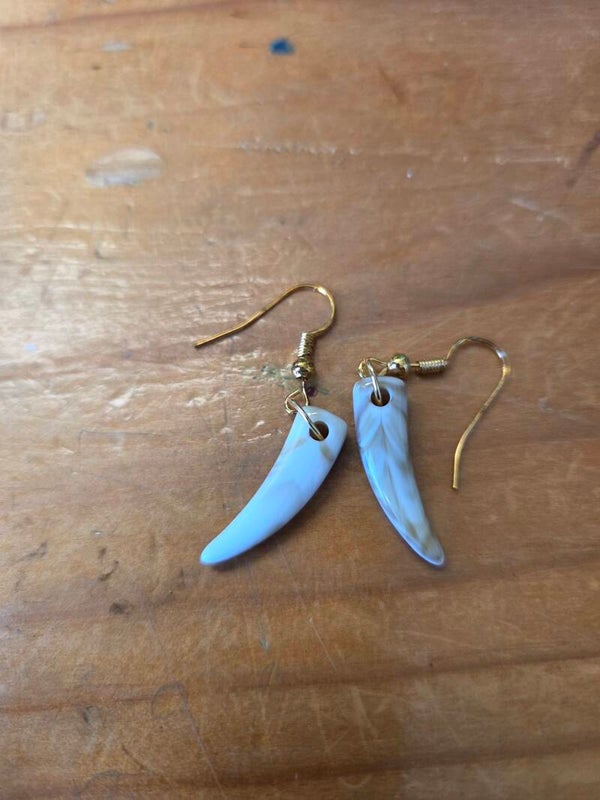 Tooth Earrings