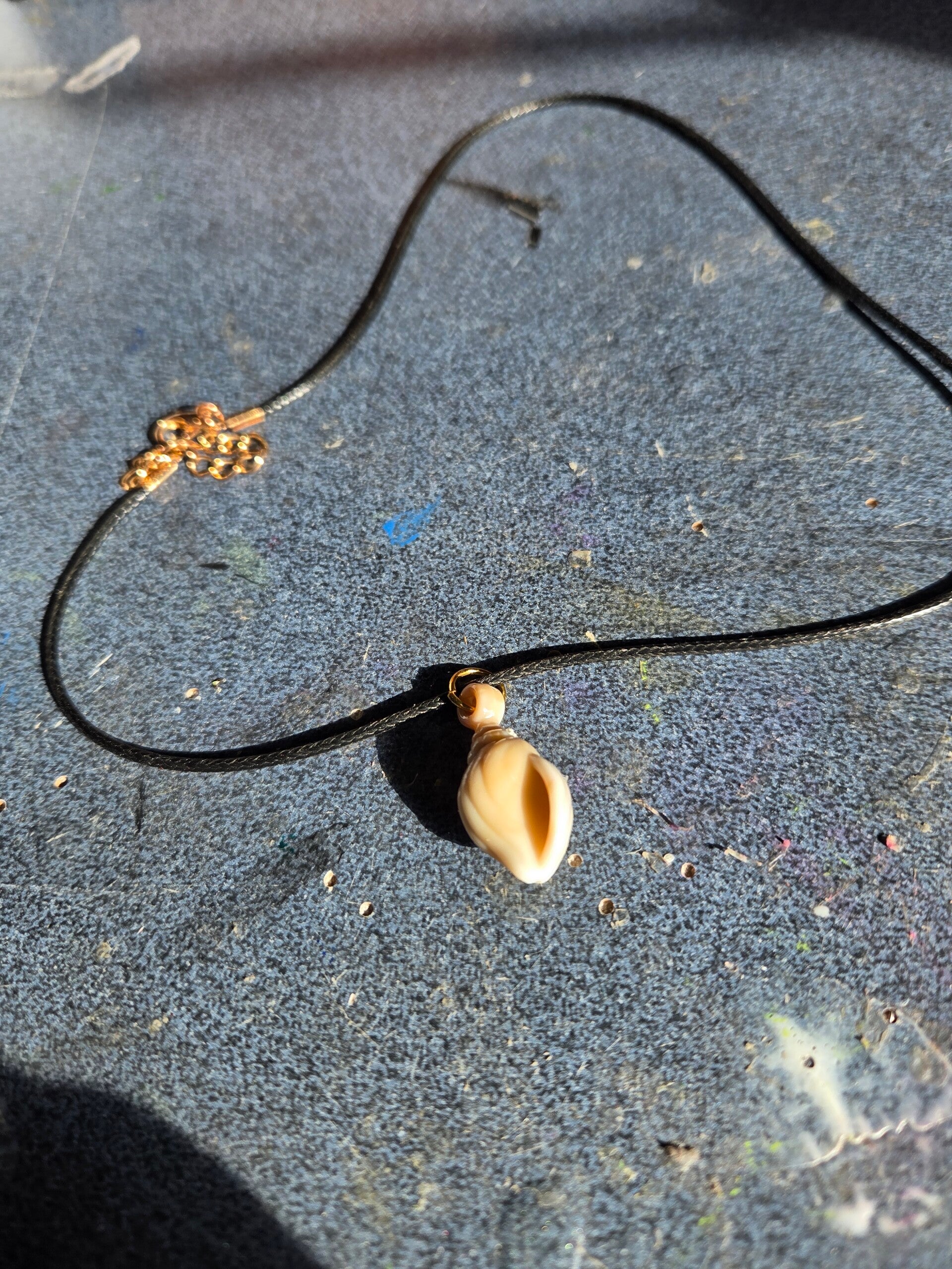 Faux Shell Necklace
