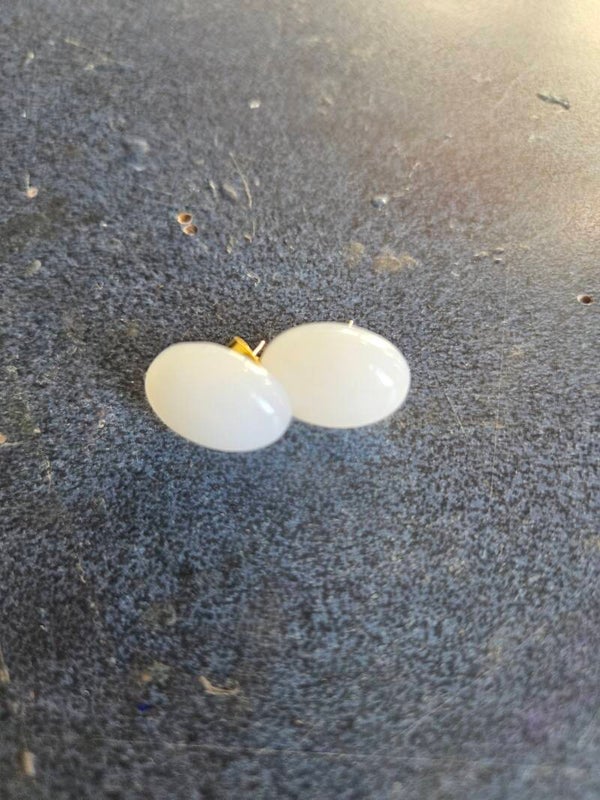 Opaque Faux Stone studs