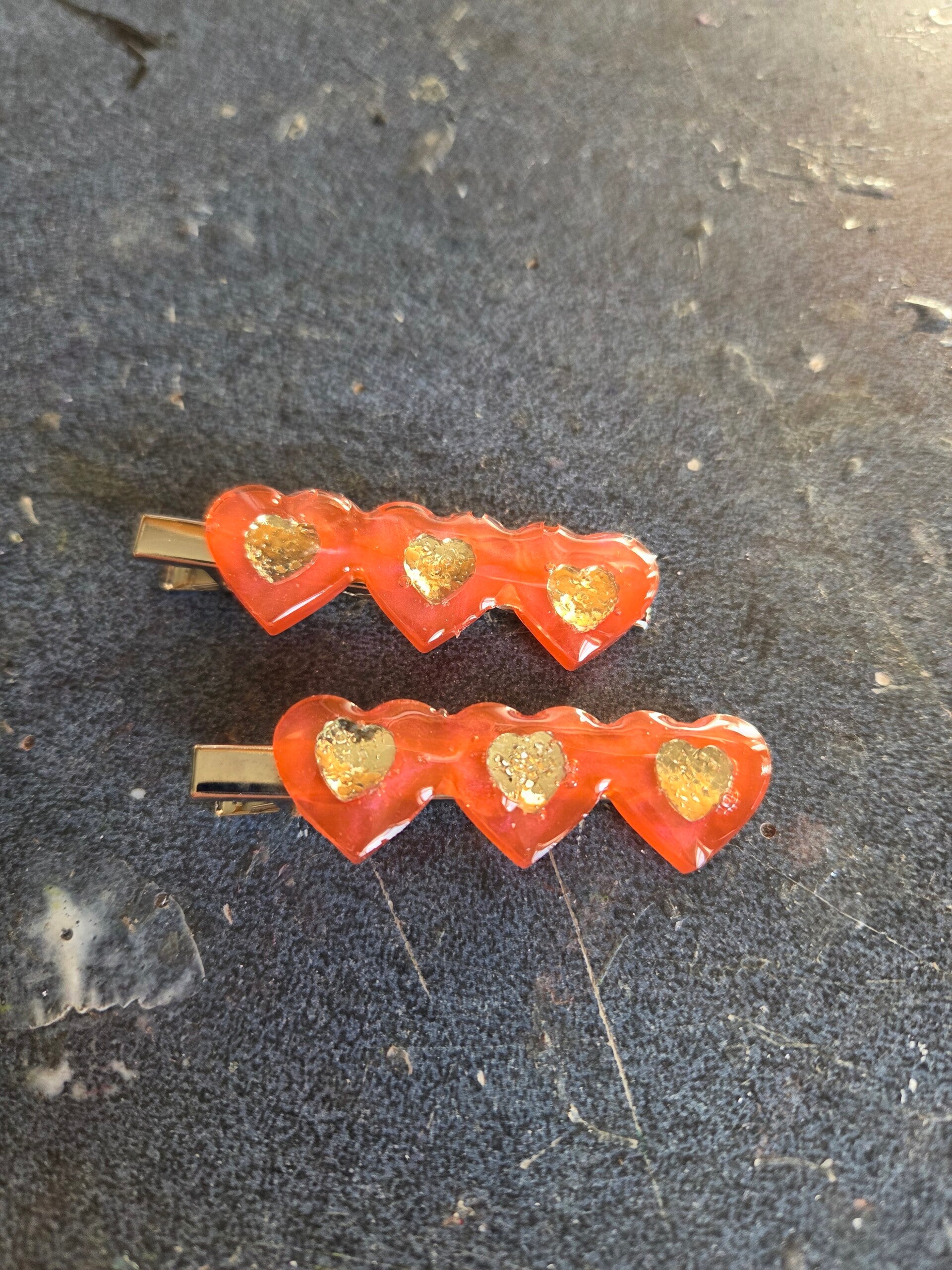 Heart Hairclips
