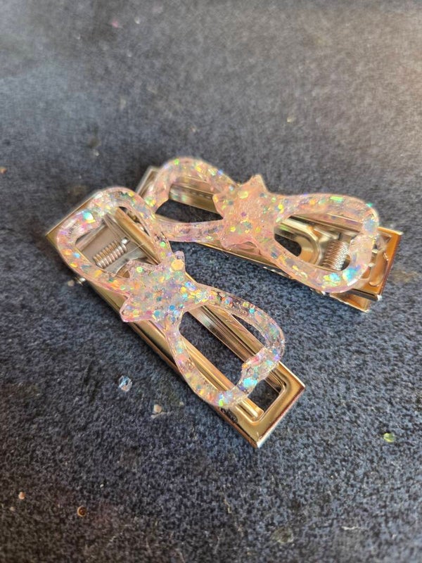 Glitter Bow Clip