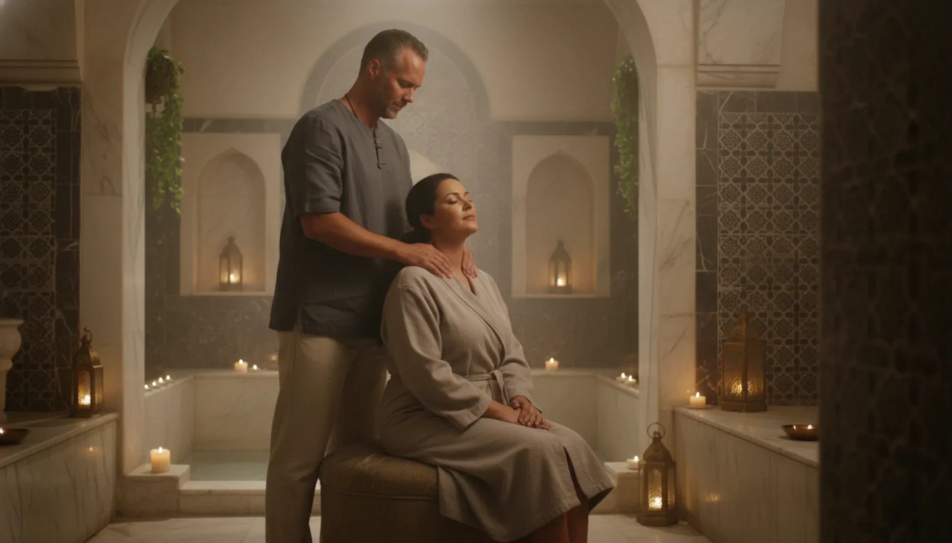 Holistic massage in Crete focusing on mind and body balance for women