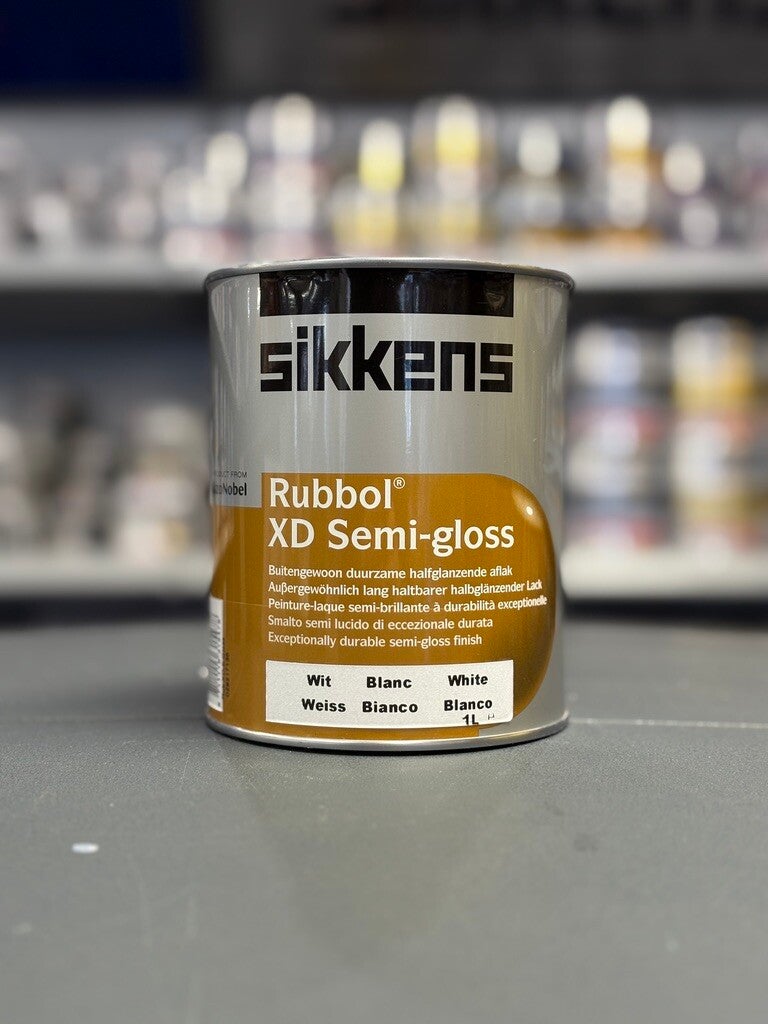 Sikkens Rubbol XD Semi-Gloss 1L Wit - Oud etiket