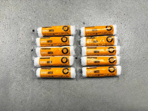 10x Anza Super Antex Rollers 10 cm