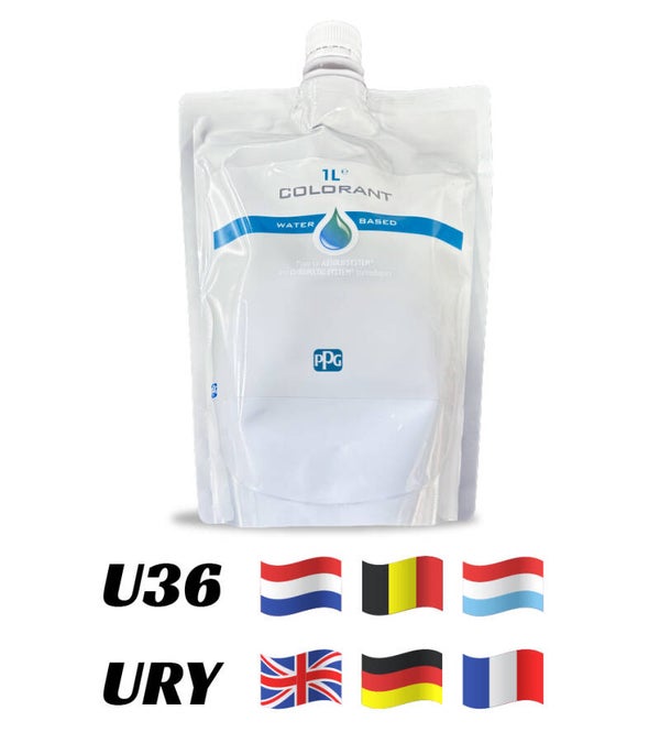1L PPG colorant U36 URY - Yellow Red Oxide (Rust)