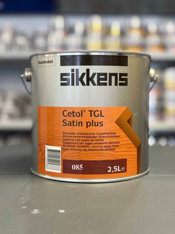 Sikkens Cetol TGL Satin plus 2,5L - 085 Teak - oud etiket