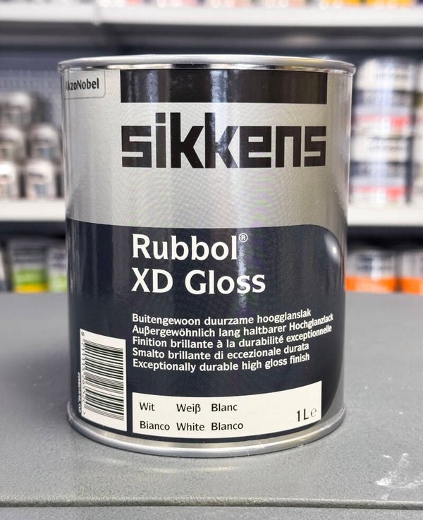 Sikkens Rubbol XD Gloss 1L - Wit - Oud etiket
