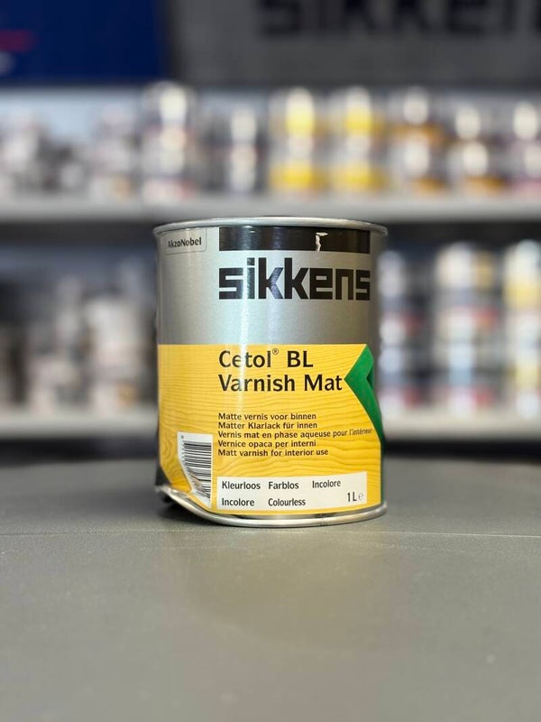 Sikkens Cetol BL Varnish Mat 1L - Kleurloos - Beschadigd blik