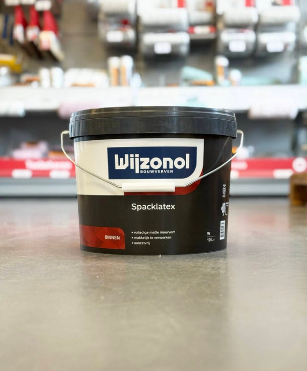 Wijzonol Spacklatex 10L - Wit en lichte kleuren - Oude verpakking