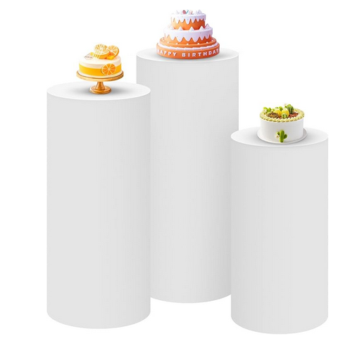 Cylinder Pedestal Stand or with Cover / Pedestal cilíndrico o con tapa