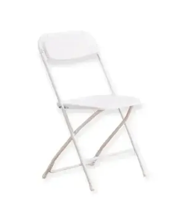 White Foldable Chair / Alquiler De Silla