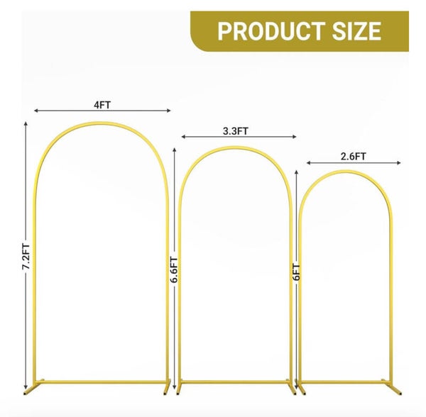 Metal Chiara Arch Frame / Marco de arco de metal Chiara
