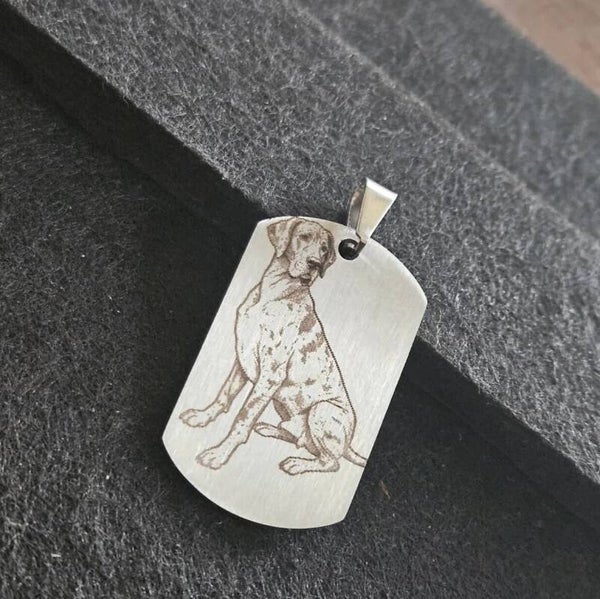 dog tag ( eigen tekst )