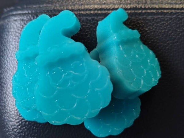 (Non Infused) Gummi Santa's Blue Raspberry (pack of 8)