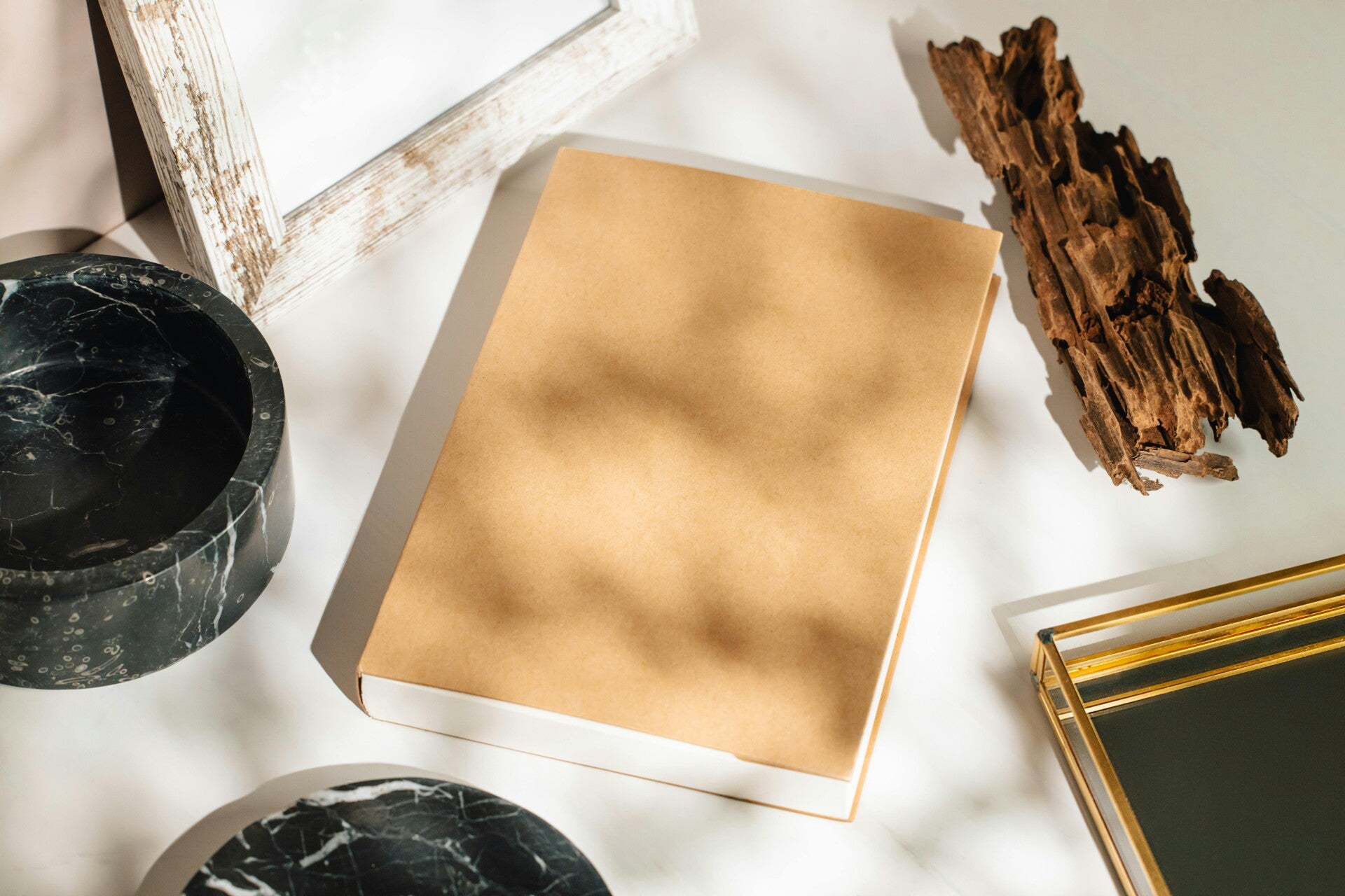 Journal on a desk