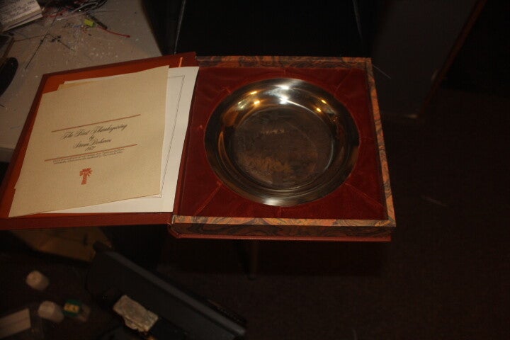 Sterling Silver - 1972 Franklin Mint; The First Thanksgiving