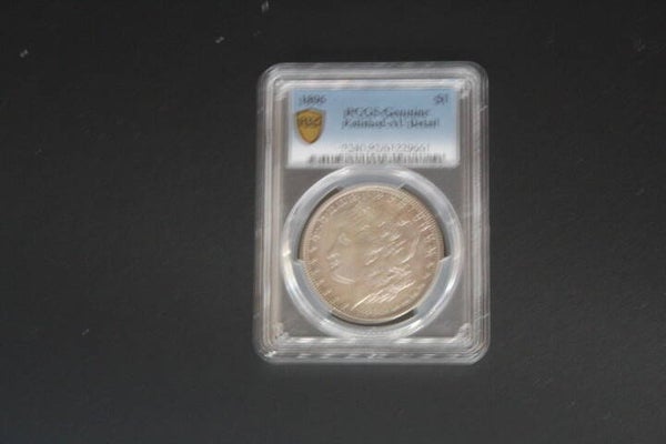 1$ Morgan - 1885-0 ; PCGS Flip AU Cleaned