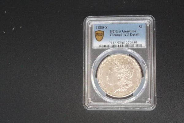 1$ Morgan - 1880-S; PCGS Flip AU Polished