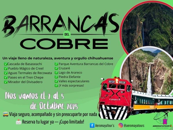 Barrancas del cobre - 4 días/3 noches