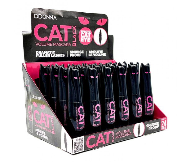 MASCARA CAT BLACK VOLUME WATERPROOF (COD:11349A)