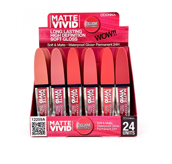 GLOSS VIVID WATERPROOF MATTE 24H A (COD:12259A)