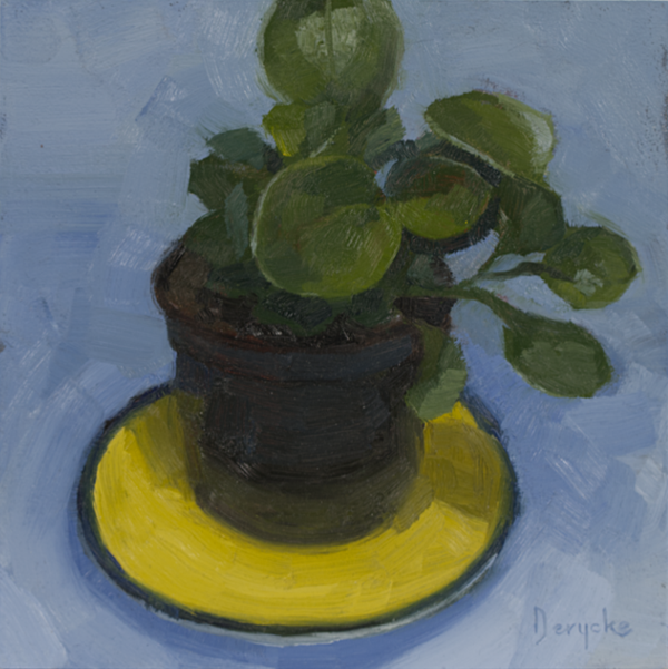Lucky Leafs - Oil on MDF - 20cm x 20cm