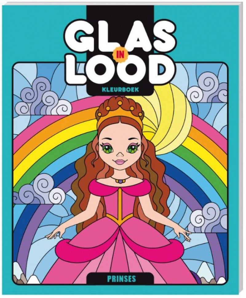 Glas-in-lood kleurboek - Prinses