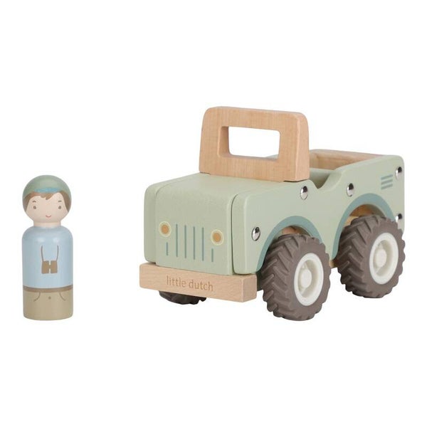 Little Dutch Houten Safari auto - Safari Friends FSC LD7484
