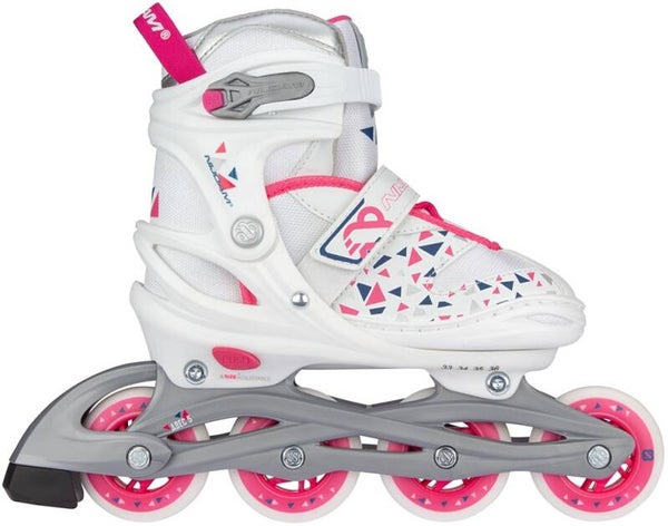 NijdamInline Skates Verstelbaar - White Wedge