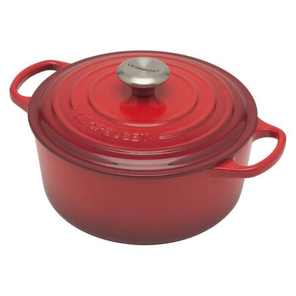 Le Creuset Signature braadpan 4,2 liter ø 24 cm gietijzer kersrood