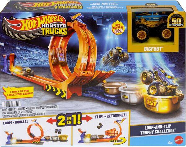 Hot Wheels Monster Trucks Loop & Flip Bigfoot