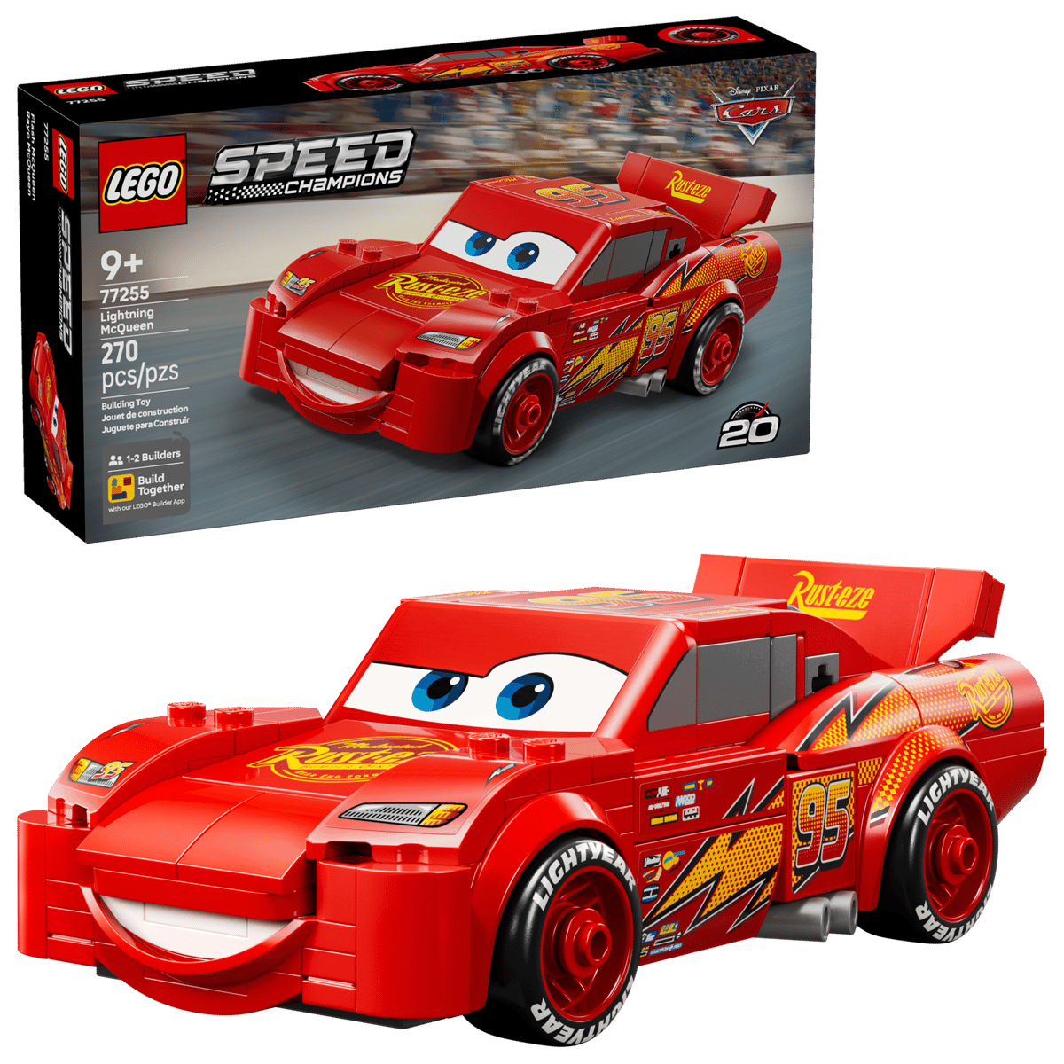 Lego Disney Bliksem McQueen 77255
