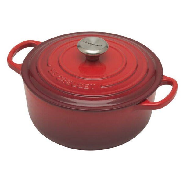 Le Creuset Signature braadpan 2,4 liter ø 20 cm gietijzer kersrood
