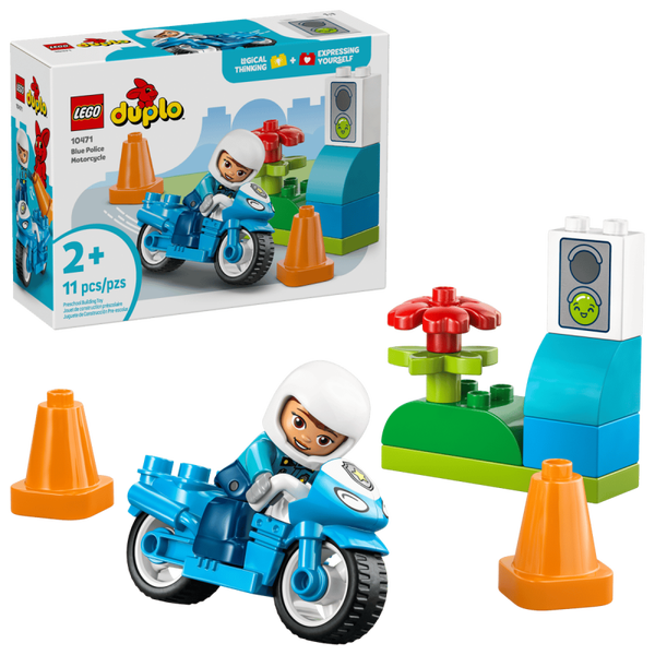 Lego Duplo Blauwe politiemotor 10471